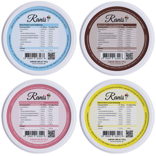 Ranis Mix Box Protein Ice Cream