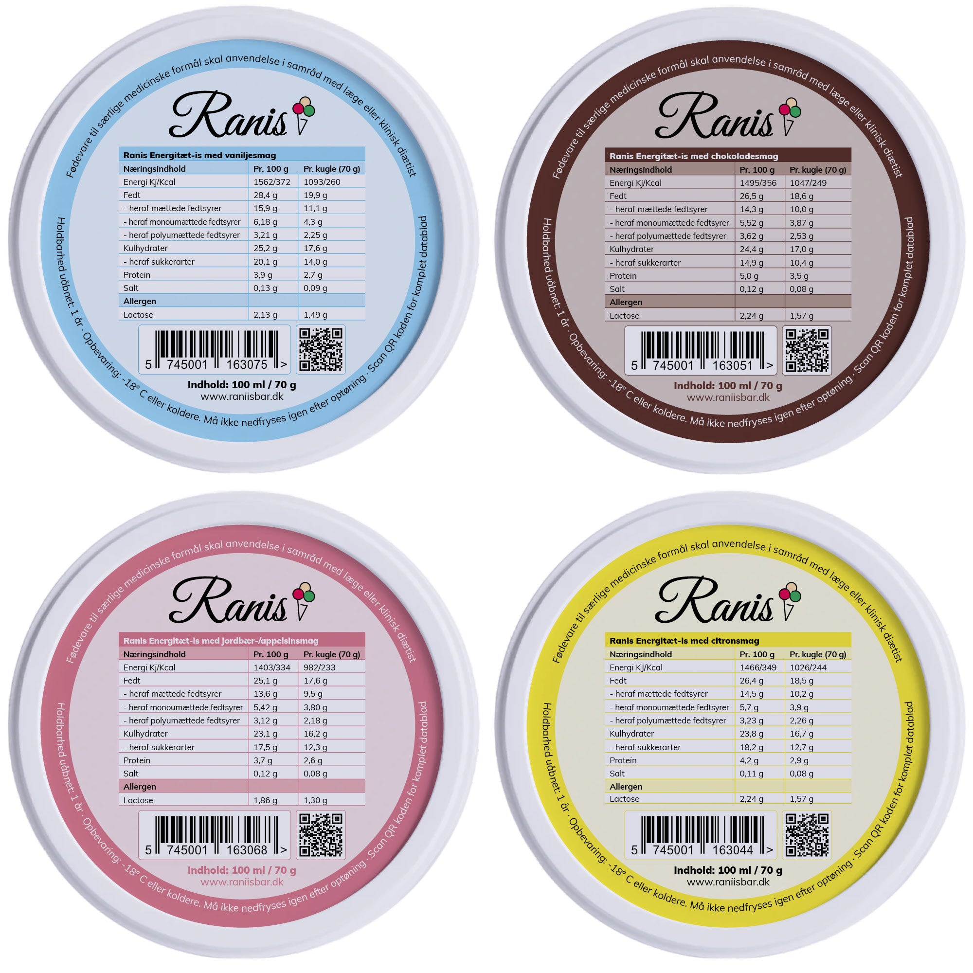 Ranis Mixbox Energy-dense ice cream